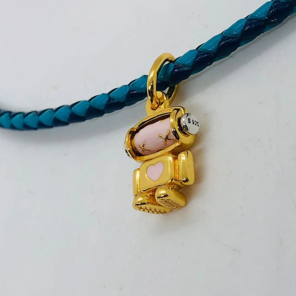 ✨✨Pandora Spinnable Face Robot Dangle Charm - Picture 4 of 5